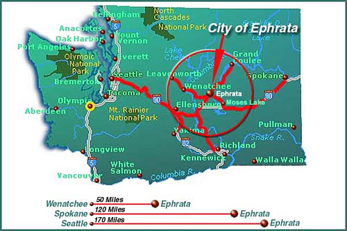 Ephrata Map Drawing